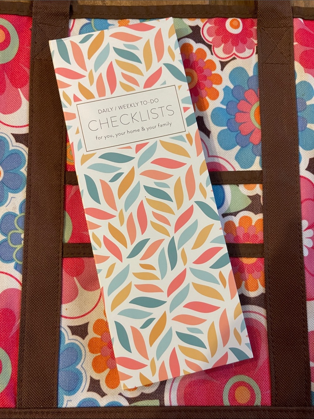 Passionate Penny Pincher Daily & Weekly To-Do Lists & Multicolor Canvas Tote Bag